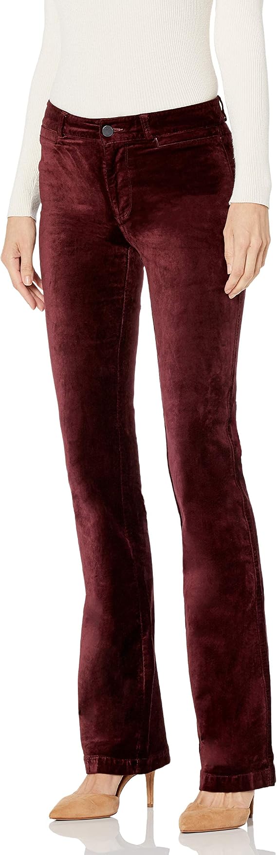 Manhattan Velvet High Rise Bootcut Pant 