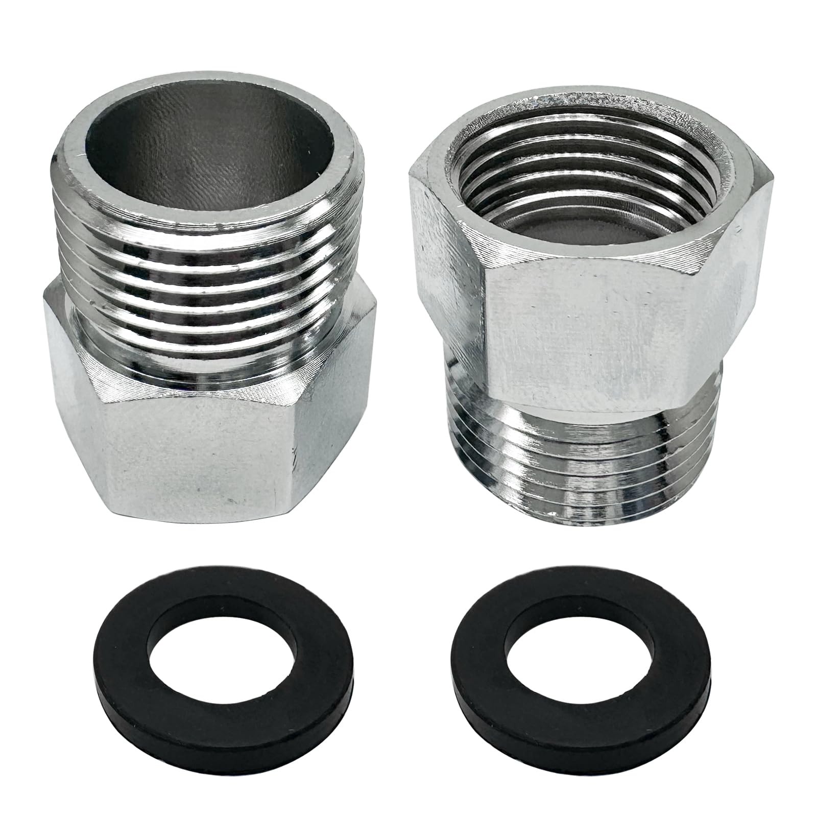 Faucet Socket Reducer Snapklik.com : 2Pcs Brass Faucet Adapter, G 1/2