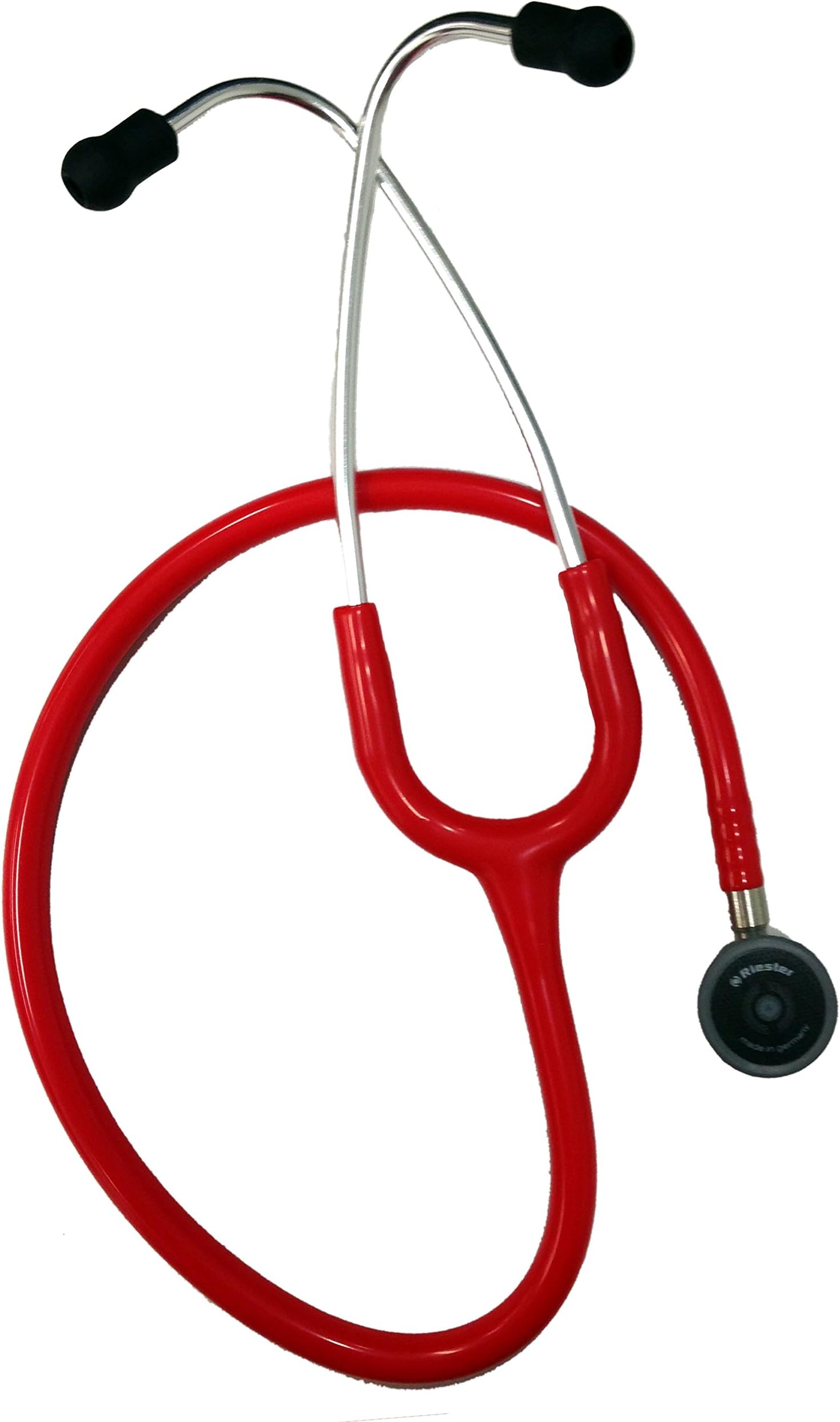 Riester 4220-04 Stethoscope duplex 2.0 baby, red, stainless steel