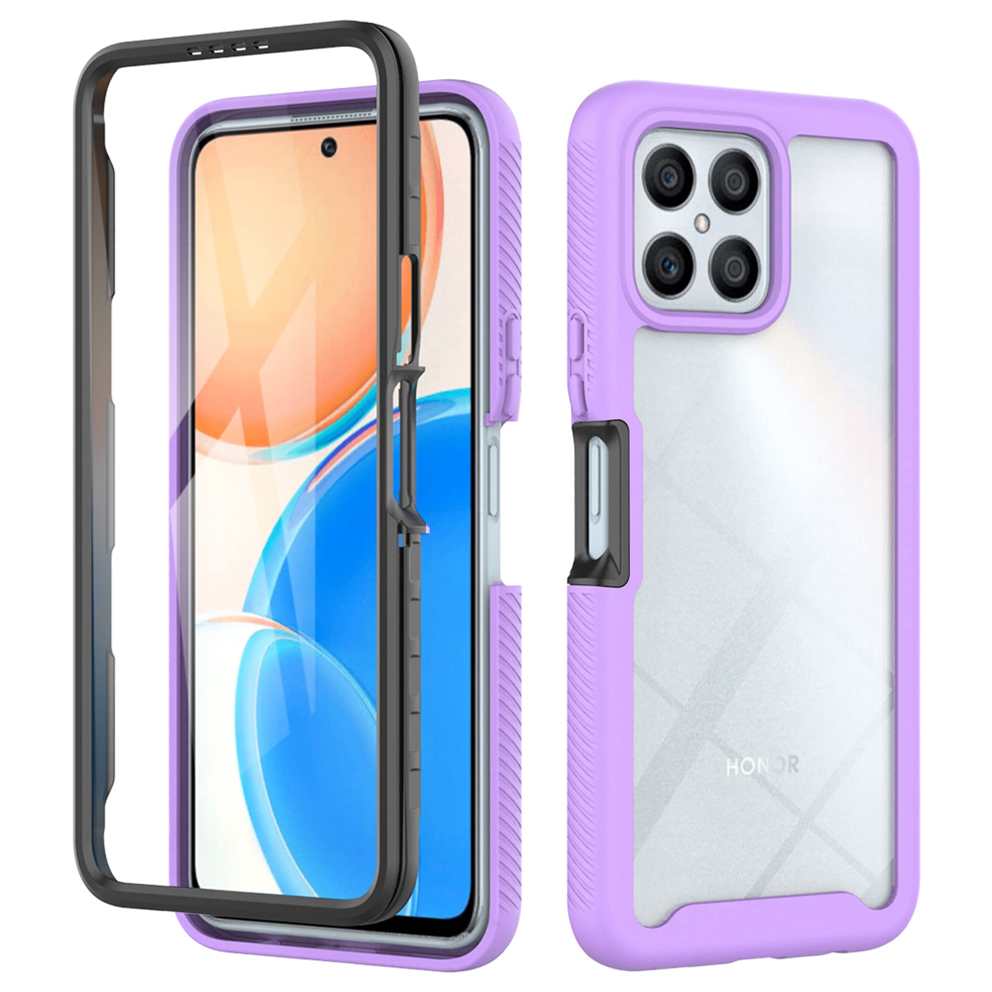 SEAHAI Cover per Honor X8a Cover, Ultra Sottile Custodia in