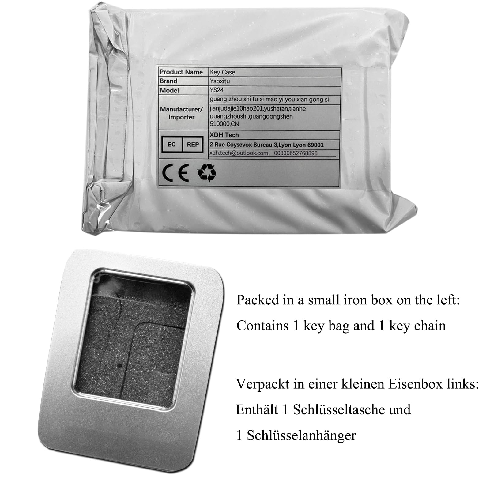 Ysbxitu Sleutelhoes voor Hyundai beschermhoes, etui, koolstofvezel textuur, siliconen, accessoires, compatibel met Hyundai Ioniq 5 6 KONA SX2 Grandeur GN7 2024, autosleutel tas, afdekking, 5 toetsen A
