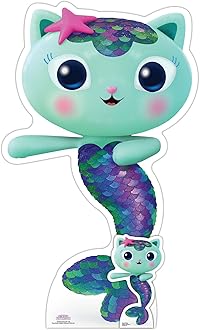 Star Cutouts SC4275 MerCat Gabby's Dollhouse Star Mini Cardboard Cut Out Ideal for Birthdays, Parties & Gifts