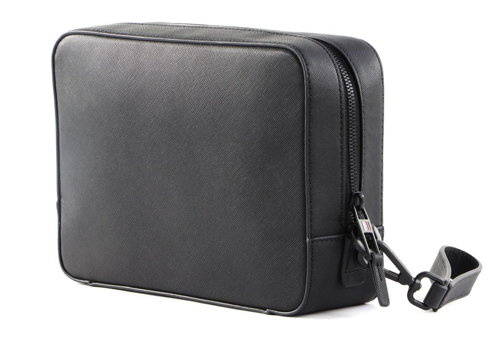 TOMMY HILFIGER TH Business Leather Washbag Black