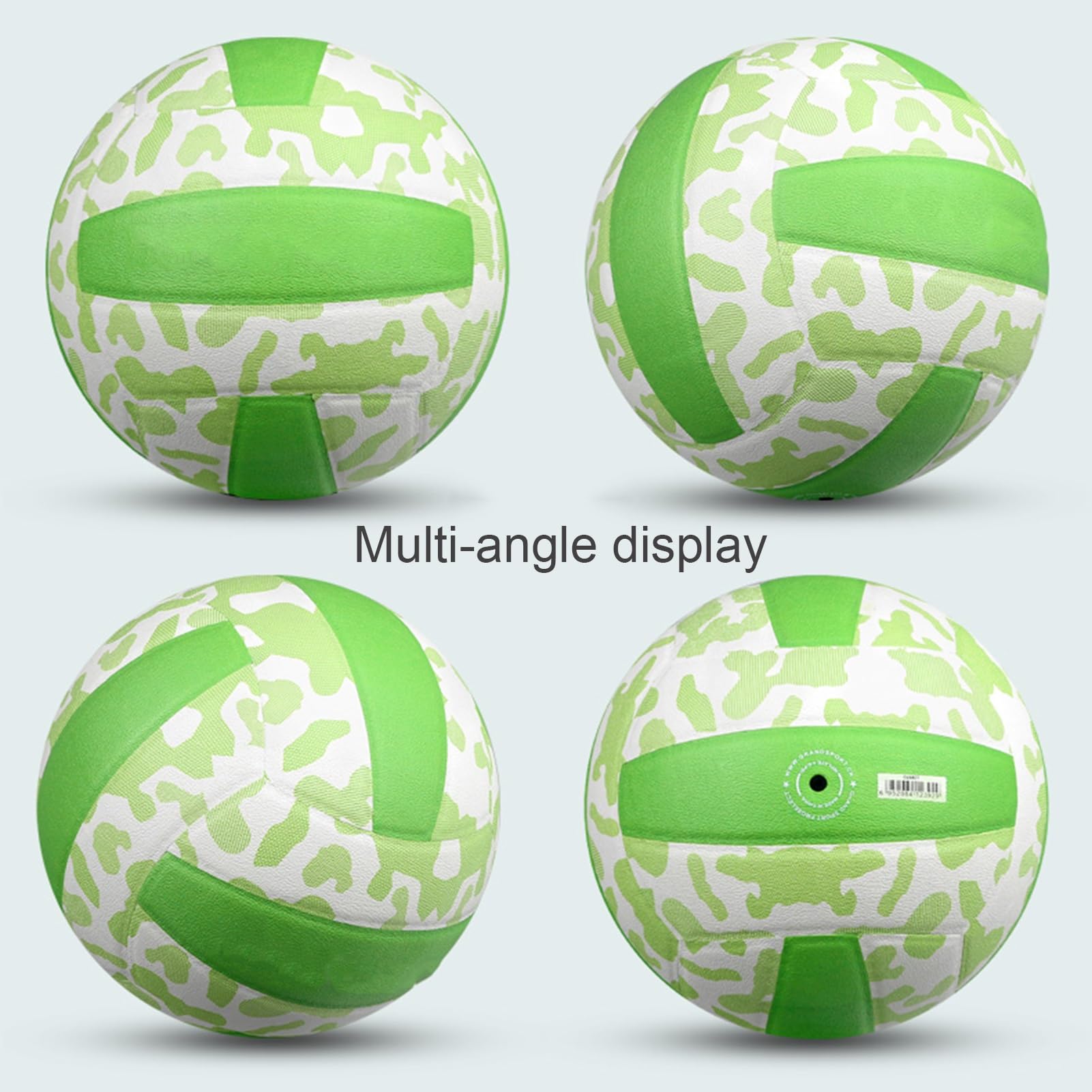 Ballon De Volley-Ball Souple D'intérieur Et D'extérieur avec Texte Personnalisé, Taille Officielle 5 Ballons De Beach-Volley, Ballons De Loisir pour Débutants Adolescents Adultes(Brown)