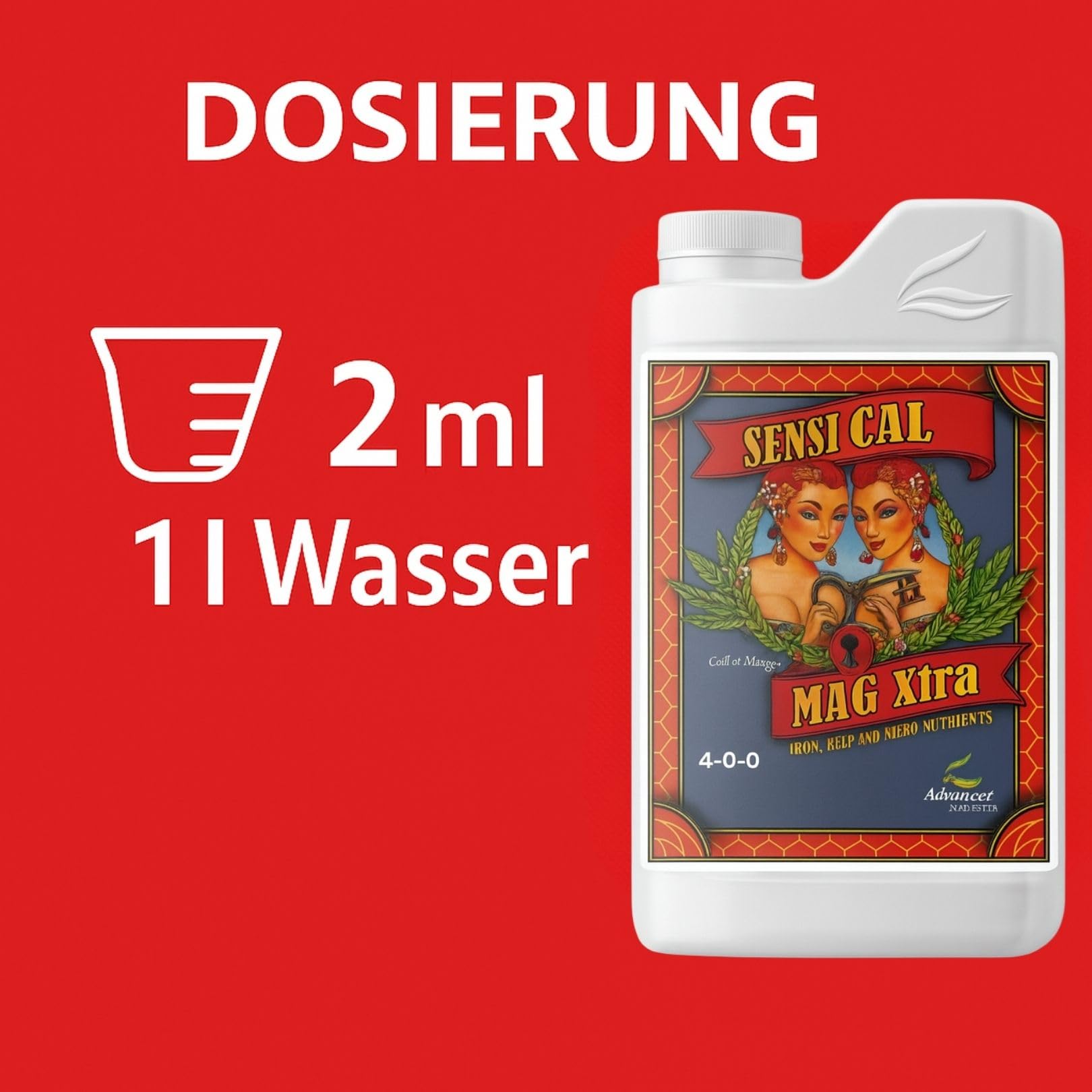 Weedness Advanced Nutrients Sensi Cal-mag XTRA 5 Liter - NPK Dünger Grow Anbau Indoor Erde Flüssigdünger Organischer Bio