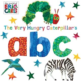 Eric Carle The Very Hungry Caterpillar's ABC Board Book - Vibrant Animal Alphabet for Toddlers