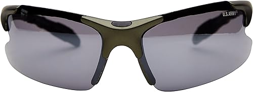Miniatura 2 de US Army - Gafas de sol ovaladas sin montura para hombre, 100% UVAUVB, verde