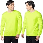 Fruit of the Loom Mens Eversoft Cotton Long Sleeve T Shirts, Breathable & Moisture Wicking with Odor Control