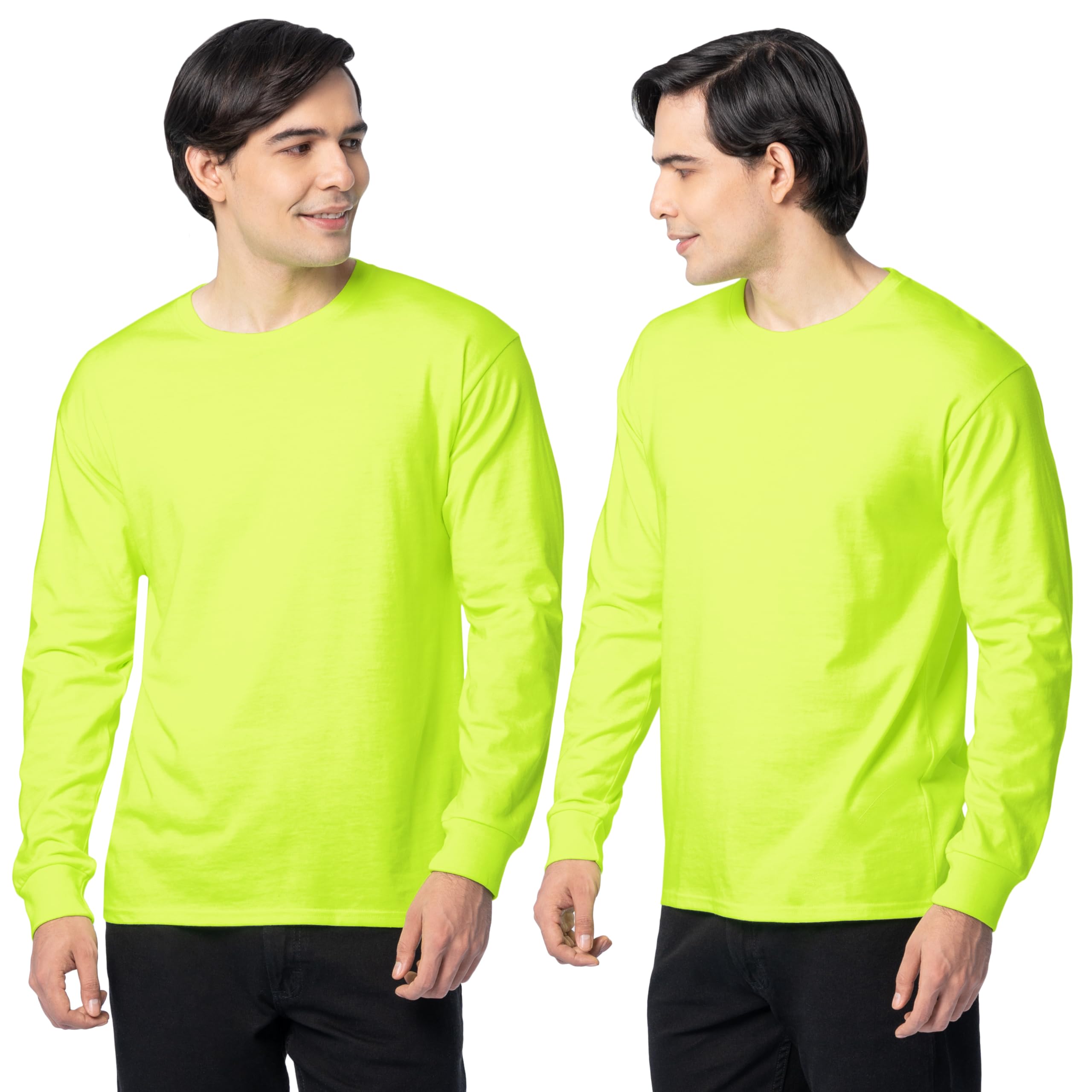 Men's Eversoft Cotton Long Sleeve T-Shirts, 2 Pack