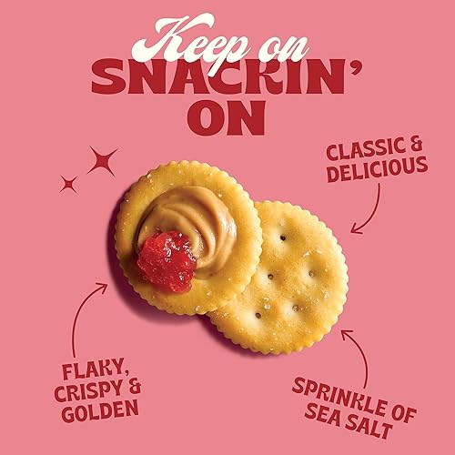 Miniatura 3 de Back to Nature Classic Round Crackers, Non-GMO, Vegan Friendly Snack Cracker, Made with Wheat Flour & Sea Salt, Snack Happy, 6.5 oz Box