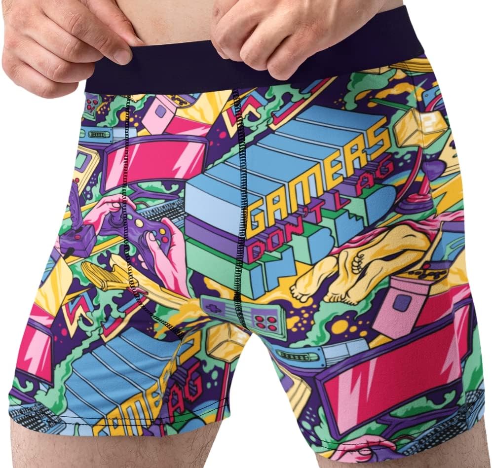 Funny Boxer Briefs - Novelty Boxers, Birthday Gift for Him, Gag Gifts for Men