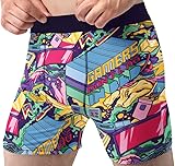 Lustige Boxershorts für Männer - Gamers Don't Lag in Bed Unterwäsche - Violett - X-Large