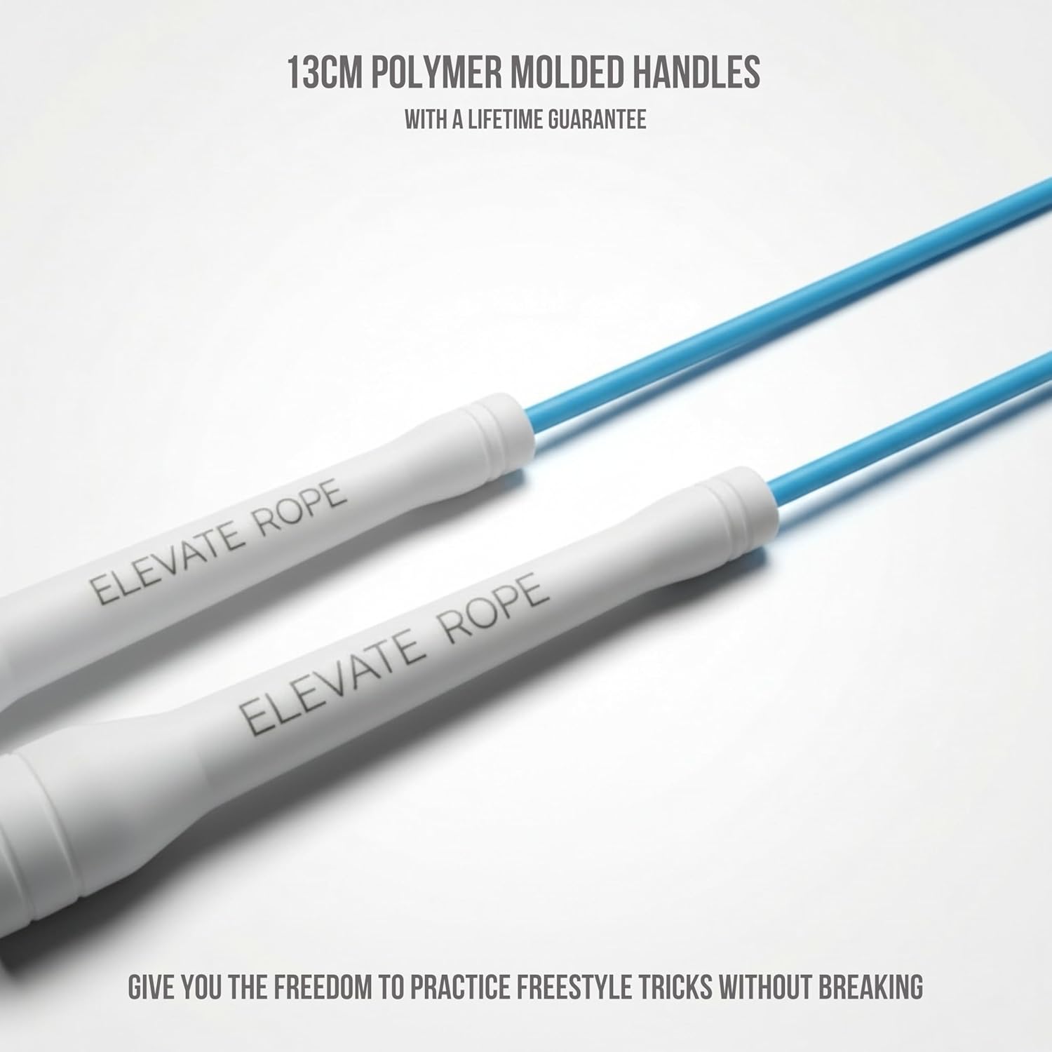 Elevate Rope Professional Beaded Jump Rope - 3m Adjustable, Quality Beads & Poly Cord - For Freestyle, Cardio & Tricks - All Levels & Indoor/Outdoor Use