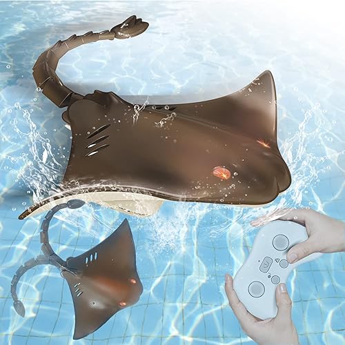 Acrebow Remote Control Boat for Pools and Lakes Toys 2.4Ghz Rc Boats for Kids 8-12 for Pool Water with Remote Kid Motor Boat Rc Spray