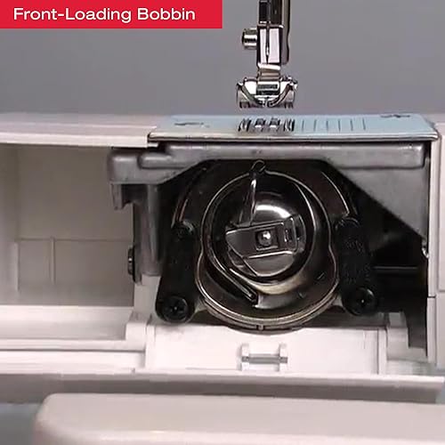 Miniatura 3 de SINGER Caja de bobina clase 15, sistema de carga frontal | Pieza de repuesto para máquina de coser con tensión ajustable | Compatible con servicio