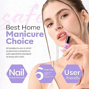 modelones Nail Polish Set, 6 Colors Chrome Pearl Shimmer Pink Purple White Aurora Iridescent Green Quick Dry Nail Polish Kit Gifts for Women 2025 Salon DIY Manicure Kit