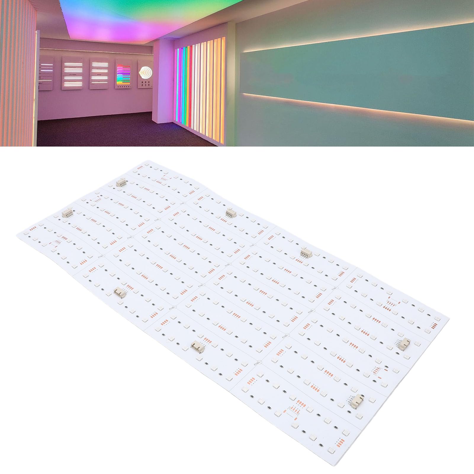 Tonysa Elastyczny Arkusz Podświetlenia LED RGB, do Cięcia na Wymiar, do
