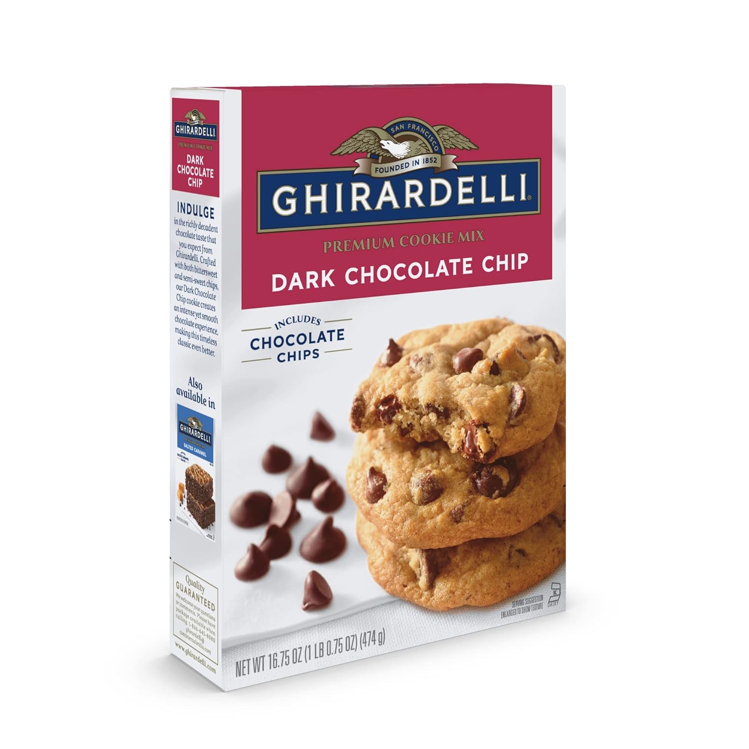 Amazon Com Ghirardelli Dark Chocolate Chip Premium Cookie Mix 16 75 Oz Pack Of 12 Grocery Gourmet Food Amazon Com Ghirardelli Dark Chocolate Chip Premium Cookie Mix 16 75 Oz Pack Of 12 Grocery Gourmet Food