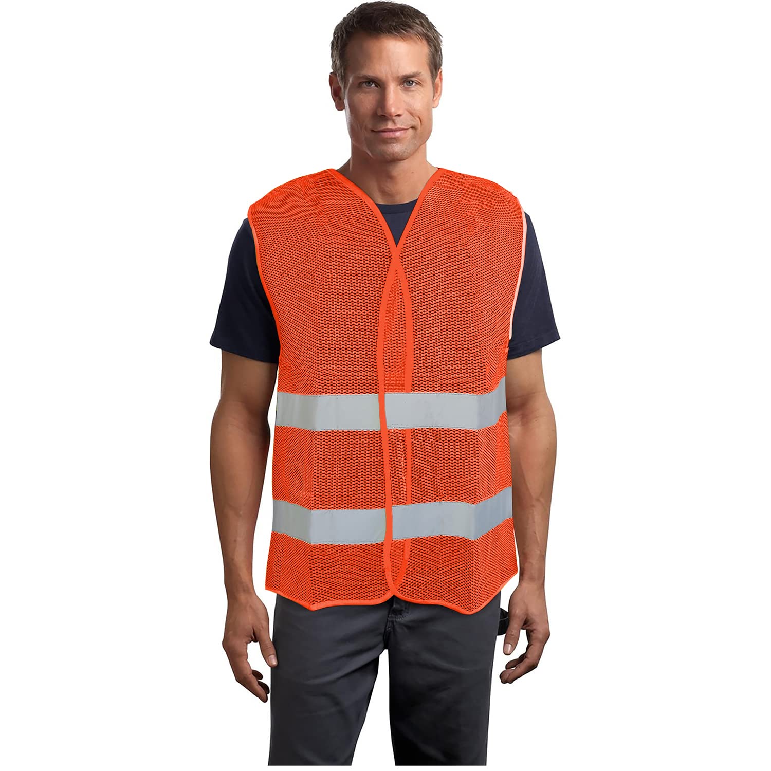 VRITRAZ Reflective Safety Vest, High Visibility Neon Waistcoat for Running, Cycling and Sports with 2 Inch Reflective Strips (Blue) (B0B3RXQLMF) Amazon Price History, Amazon Price Tracker