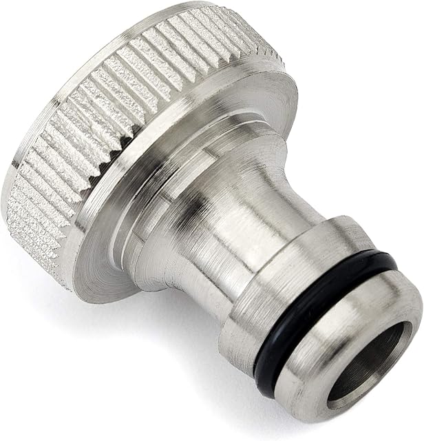 SHYNE Premium 3/4 inch Hose Connector Adapter Made of Stainless Brass Rust-Proof and Waterproof tap Connector for Garden, Hose, Washing Machine