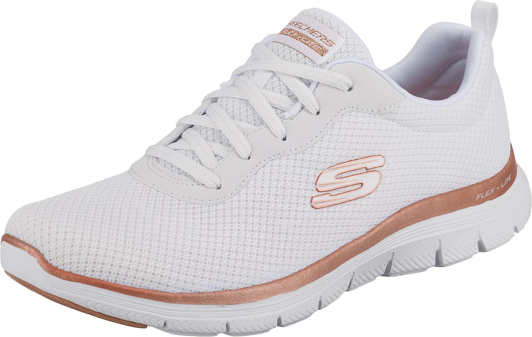 Skechers Zapatillas Deportivas Mujer Mesh Lace-up W Blanco