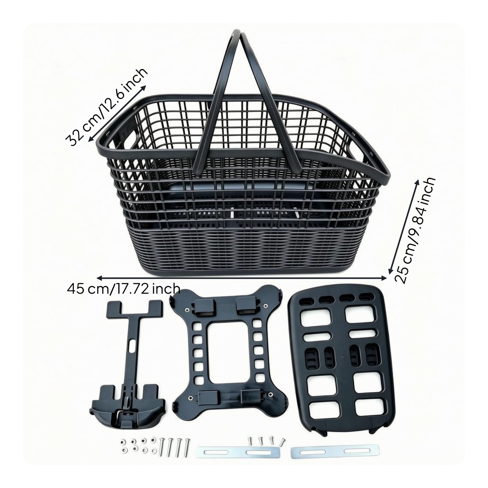 Panier à Vélo en Plastique Robuste