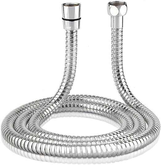 Shower Hose Replacement Stainless Steel with Brass Fittings 60 Inch