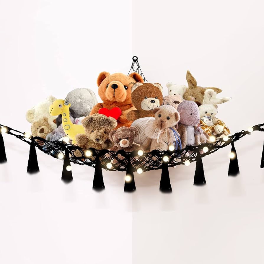 Bohemian Stuffed Animal Hammock Storage Net Plush - United