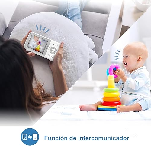 Miniatura 6 de Monitor de bebé de video digital a todo color de 2.4" y visión nocturna automática