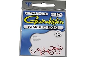 Gamakatsu Single Egg Hook Size 10