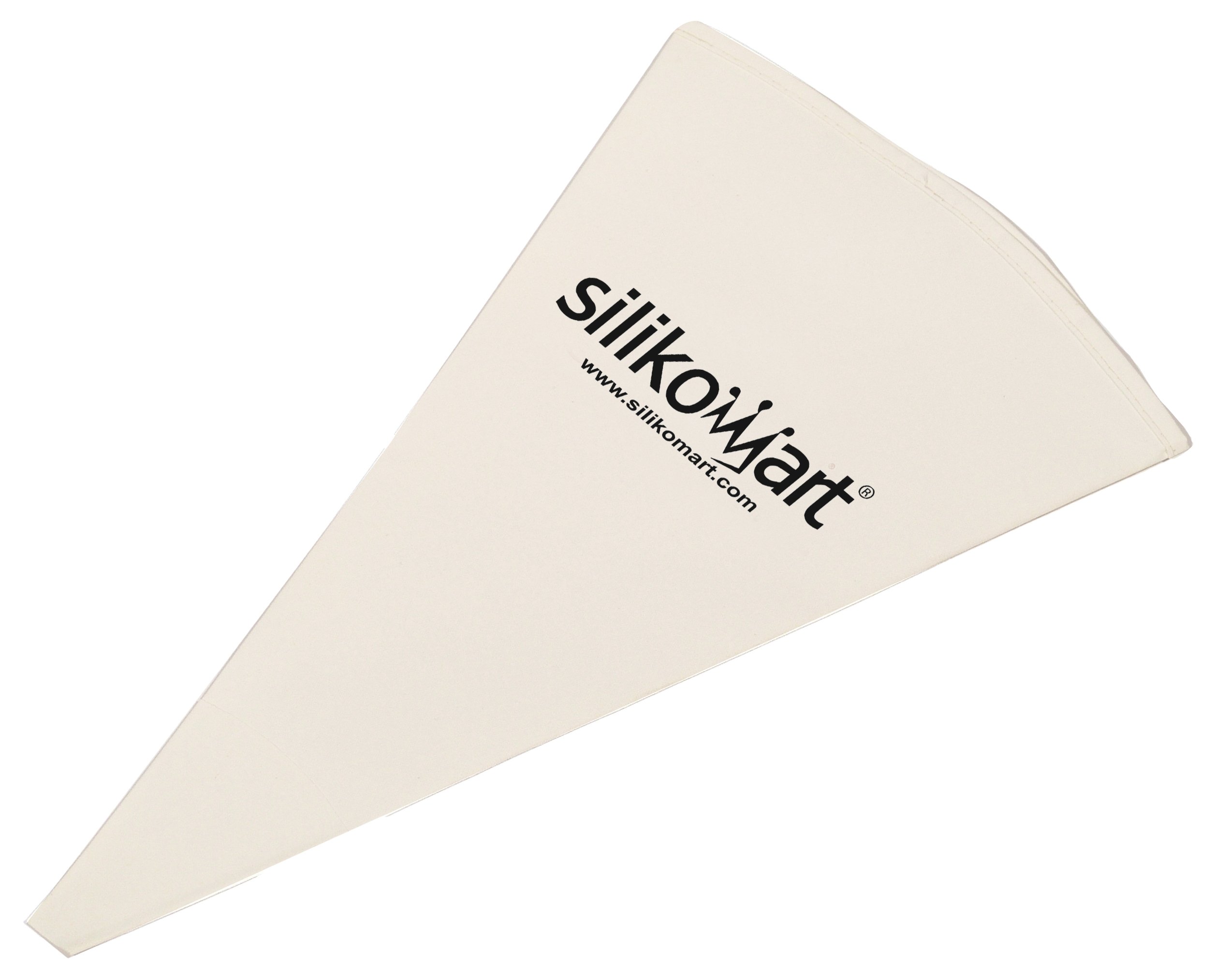 Silikomart Bolsa pastelera Reutilizable 28 cm, Silicona, Blanco