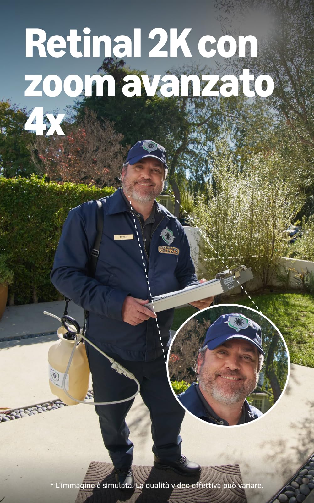 Ring Videocitofono cablato (Video Doorbell Wired) (ultimo modello) | Campanello con videocamera | Retinal 2K, zoom avanzato 6x | Prova gratuita di 30 giorni del piano di abbonamento Ring