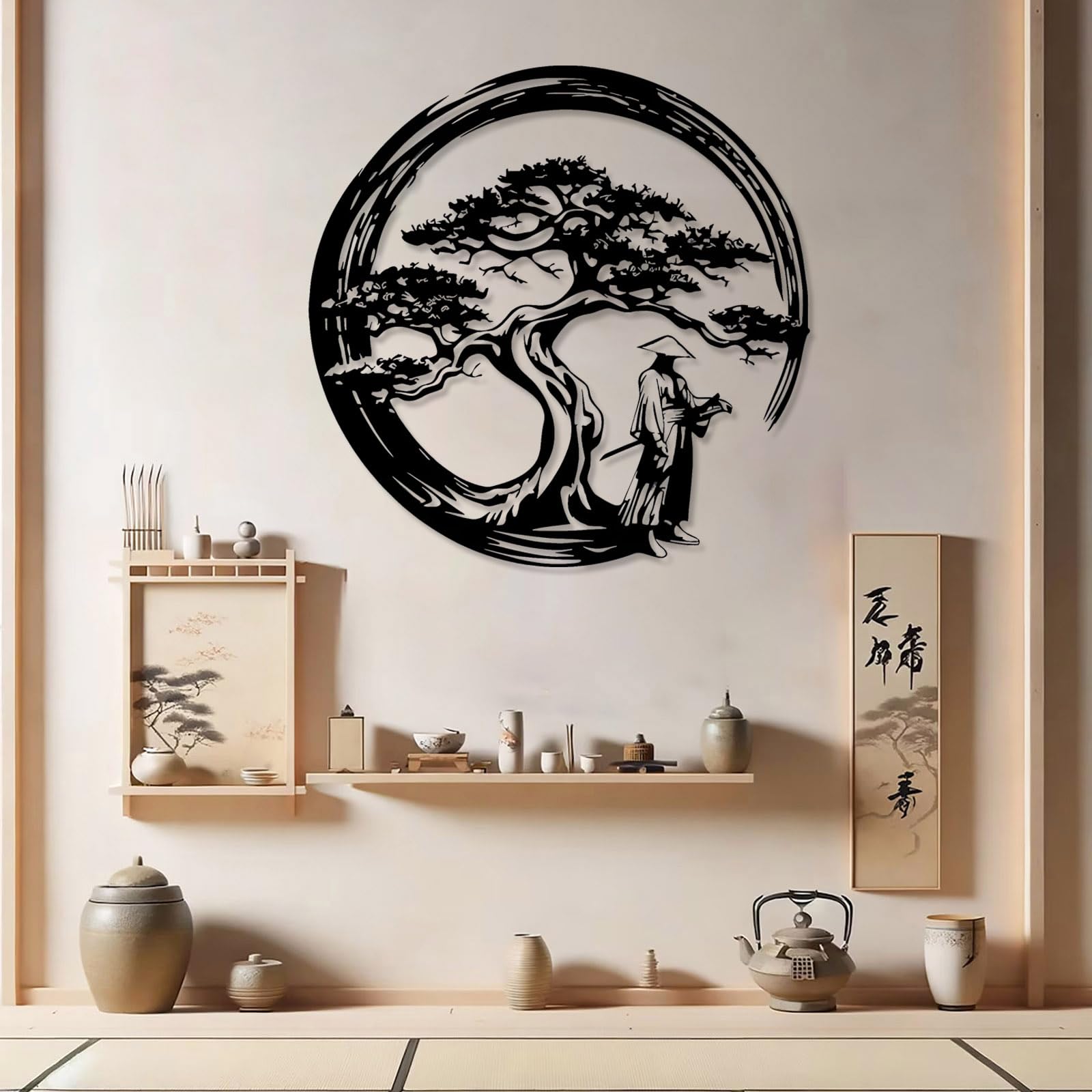 Amazon.com: Metal Wall Art-Tree of Life&Samurai, Samurai Wall