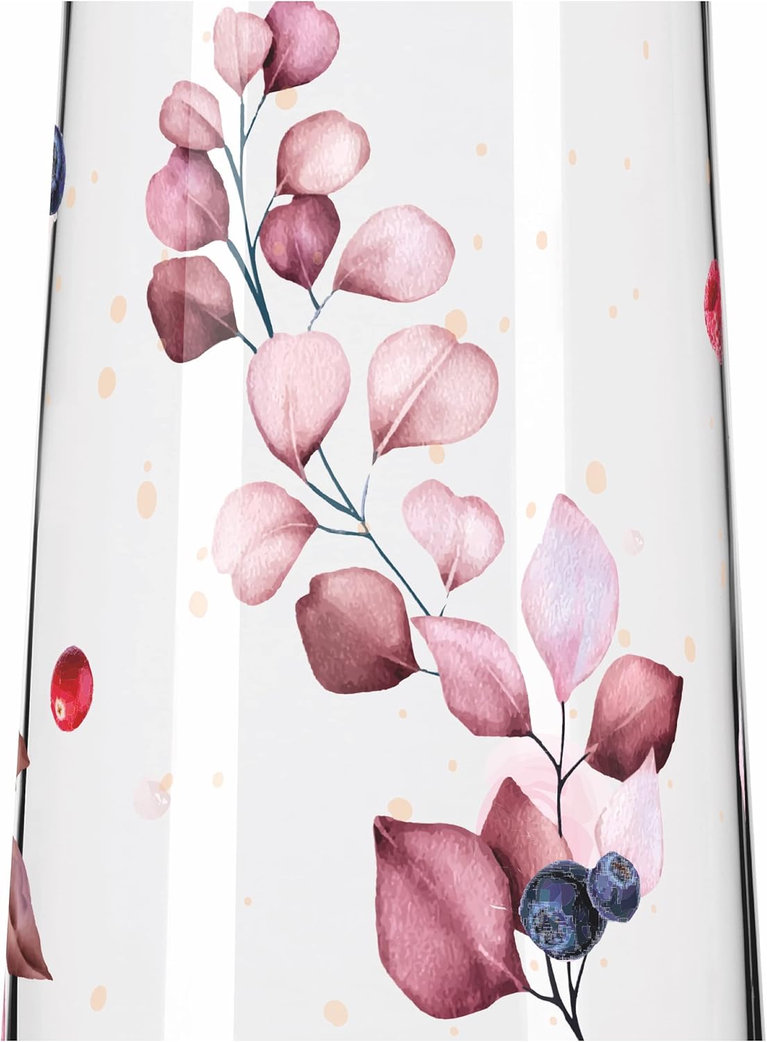 RITZENHOFF Summer Sonett 6241001 Universal Glass Set of 2 with Berry Motif Made in Germany, Pink, Red, Purple