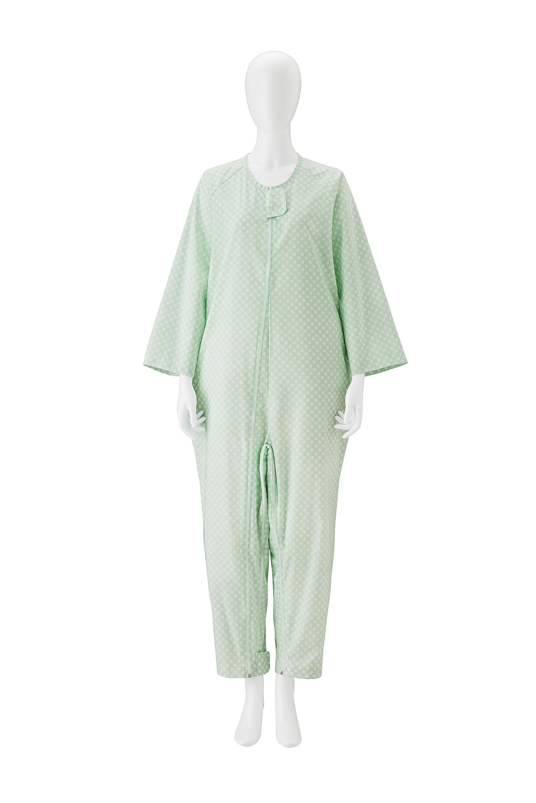 【新品20着セット】介護用 ケアねまき LL 男女兼用 綿100％ モスグリーン Amazon | 竹虎 竹虎介護ねまき グリーン Lサイズ | 竹虎 | 介護ねまき