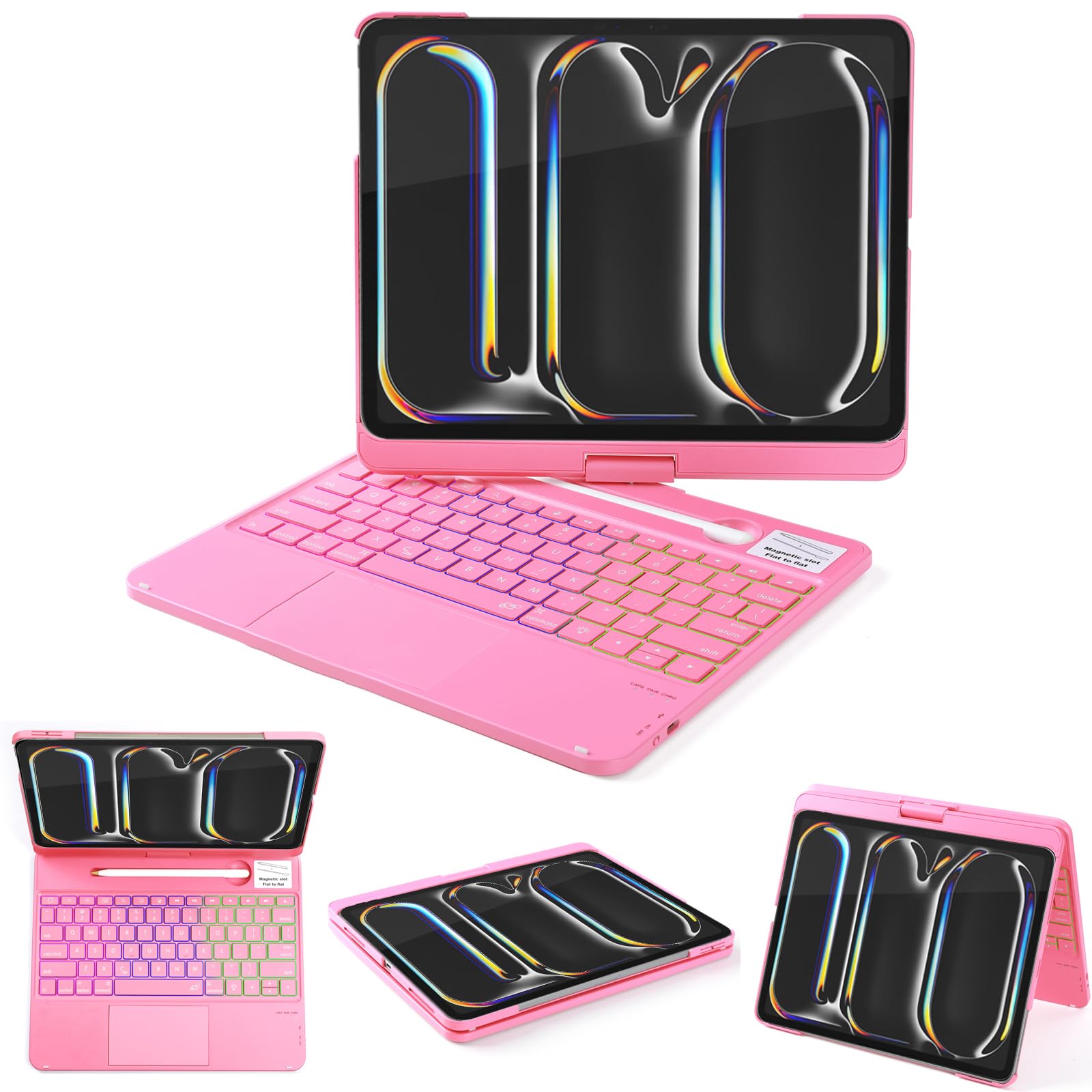 11/22まで【ほぼ新品】13インチiPadProMagicKeyboardUS Amazon.com: LENRICH Keyboard Case for iPad Pro 13 inch M5 2025/M4