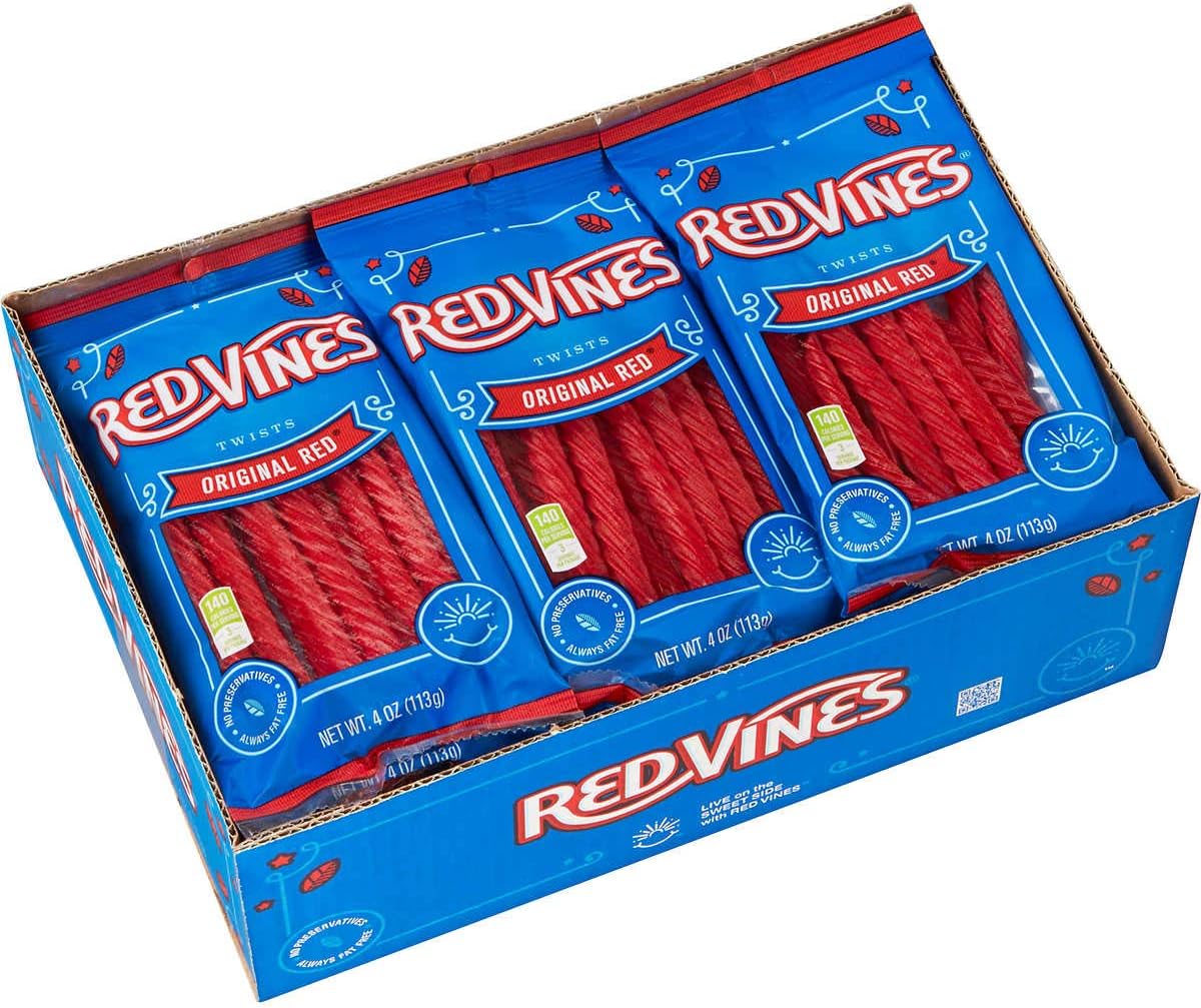 Bulk Pack Candy (Red Vines, 4 oz Bags, 15-pack)