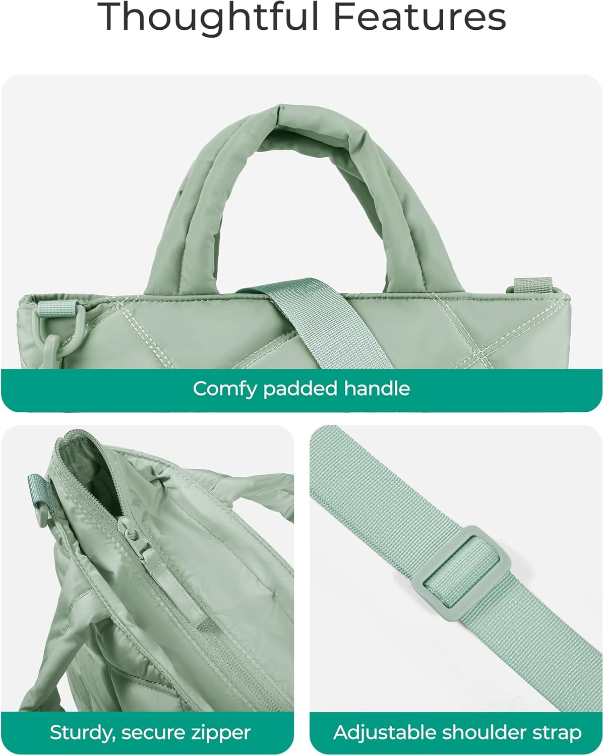 BAGSMART Crossbody Bags for Women, Small Crossbody Bag Cross Body Purse Mini Tote Travel Purse Shoulder Handbags Wallet - Image 6