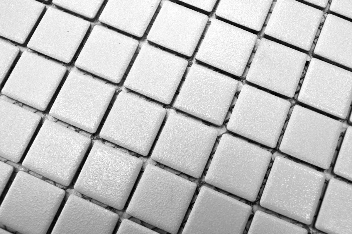 Céramique antidérapant blanc cassé Carreau de mosaïque