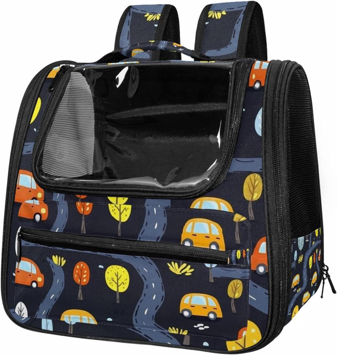 Cute Dino Toys Pet Carrier Airline Approved Soft Sided Portable Cozy Travel Pet Bag, Car Seat Safe Carrier for Cats and Dogs