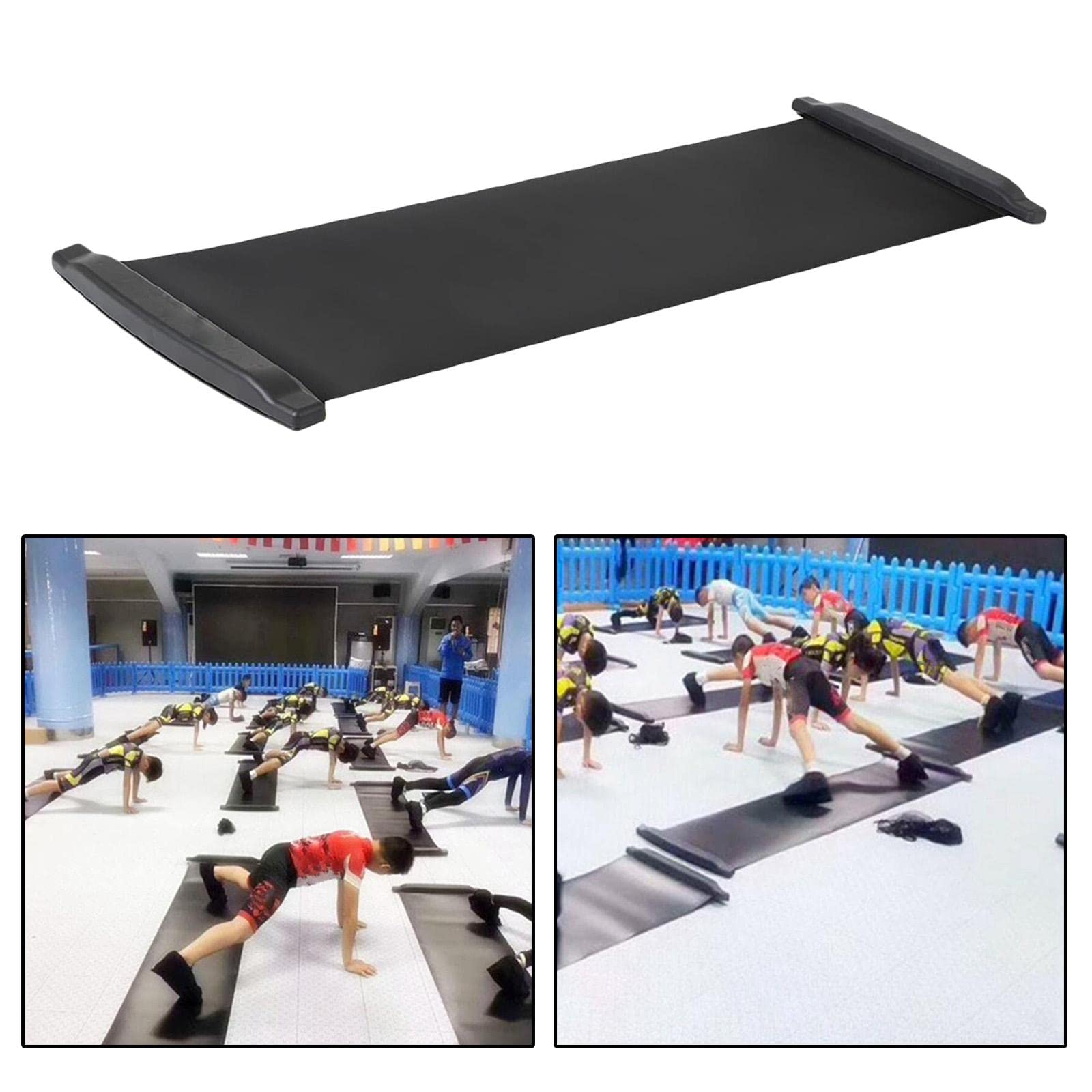 Errorpot 200Cm Slide Board - Workout Board For Fitness Training And Therapy With Shoe Booties And Carrying Bag Included