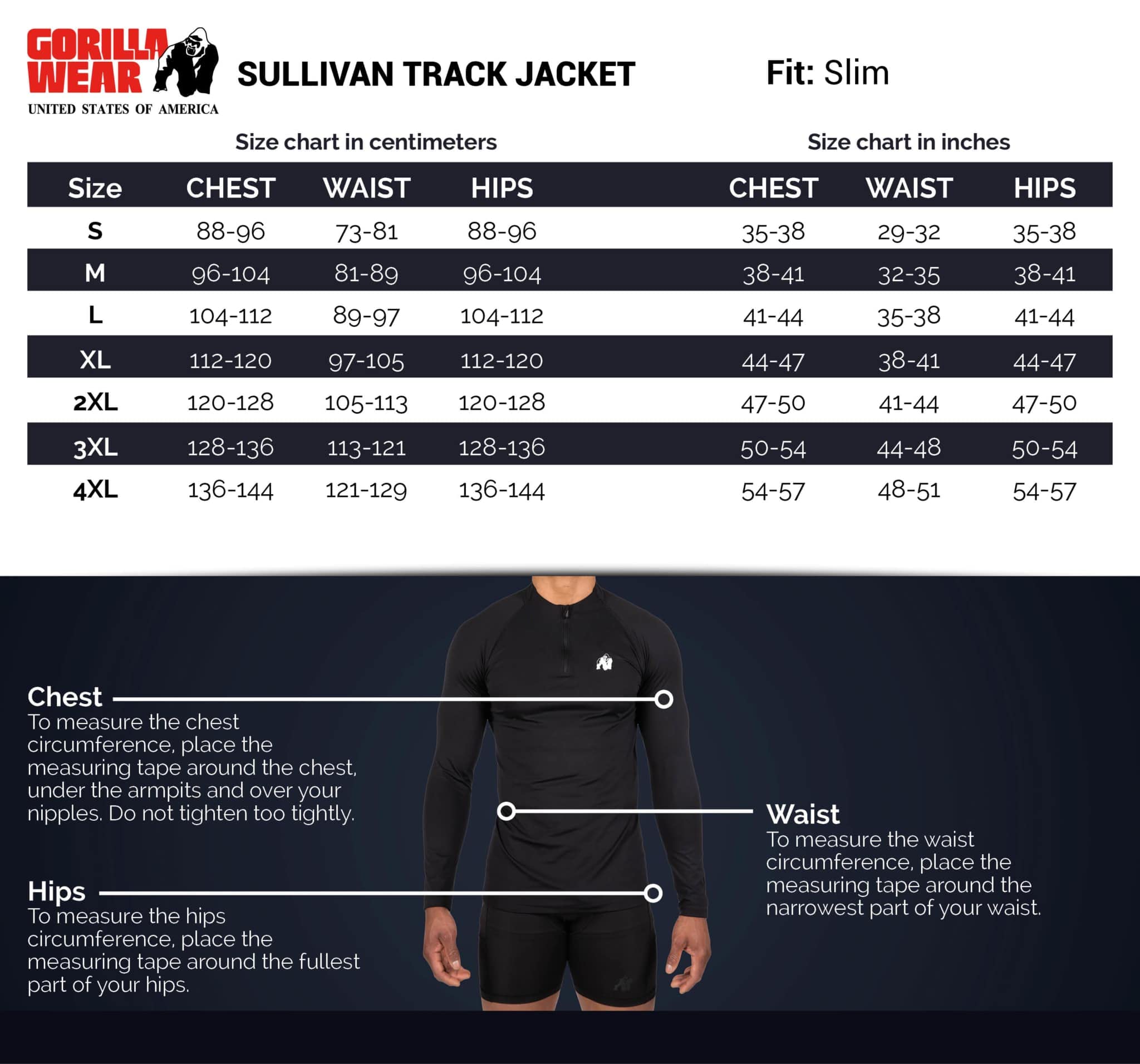 Gorilla Wear kurtka treningowa Mężczyźni Kurtka Sullivan Track