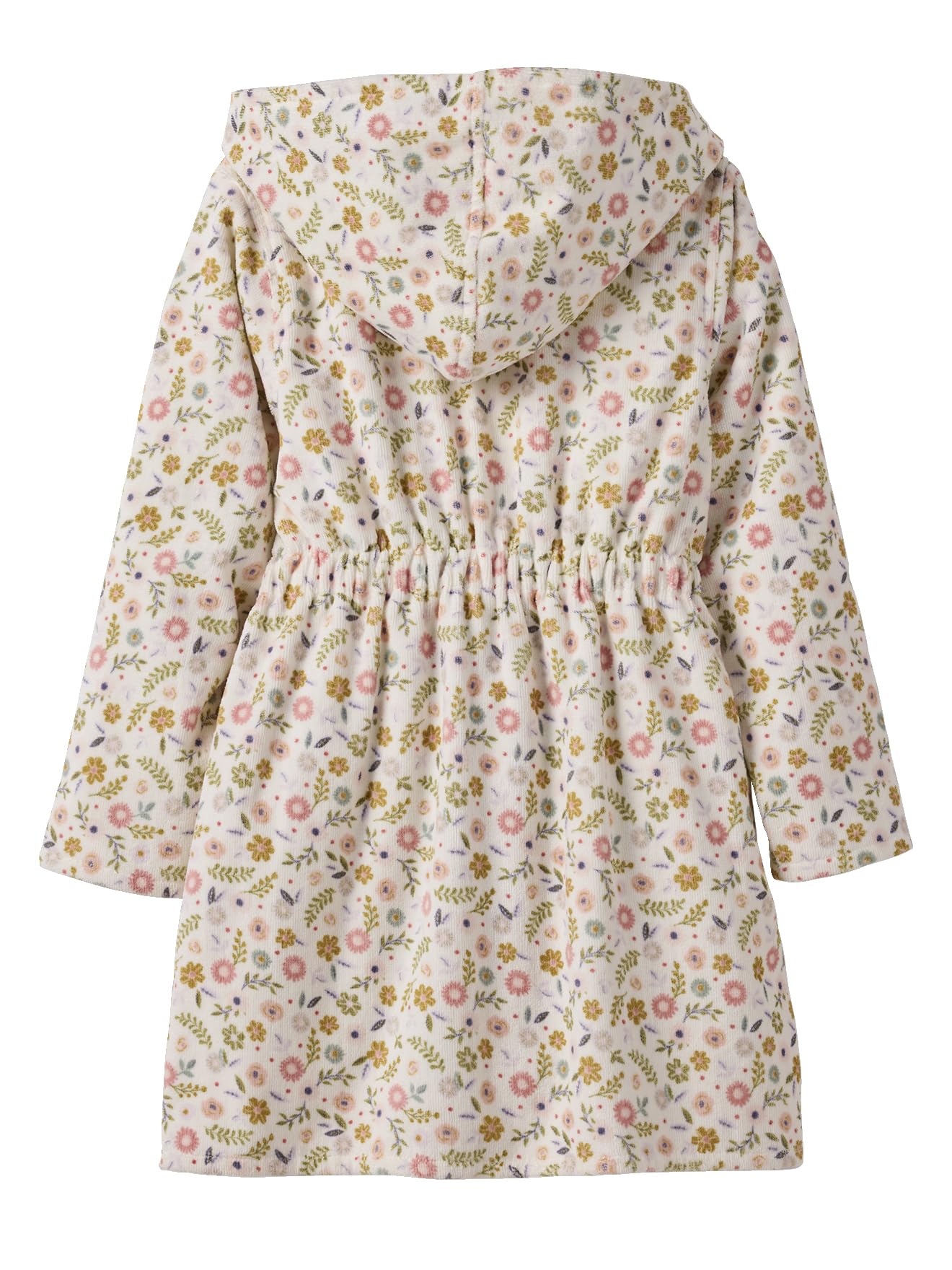 VERTBAUDET Peignoir de bain enfant imprimé floral, avec coton recyclé
