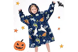 Touchat Halloween Dinosaur Wearable Blanket
