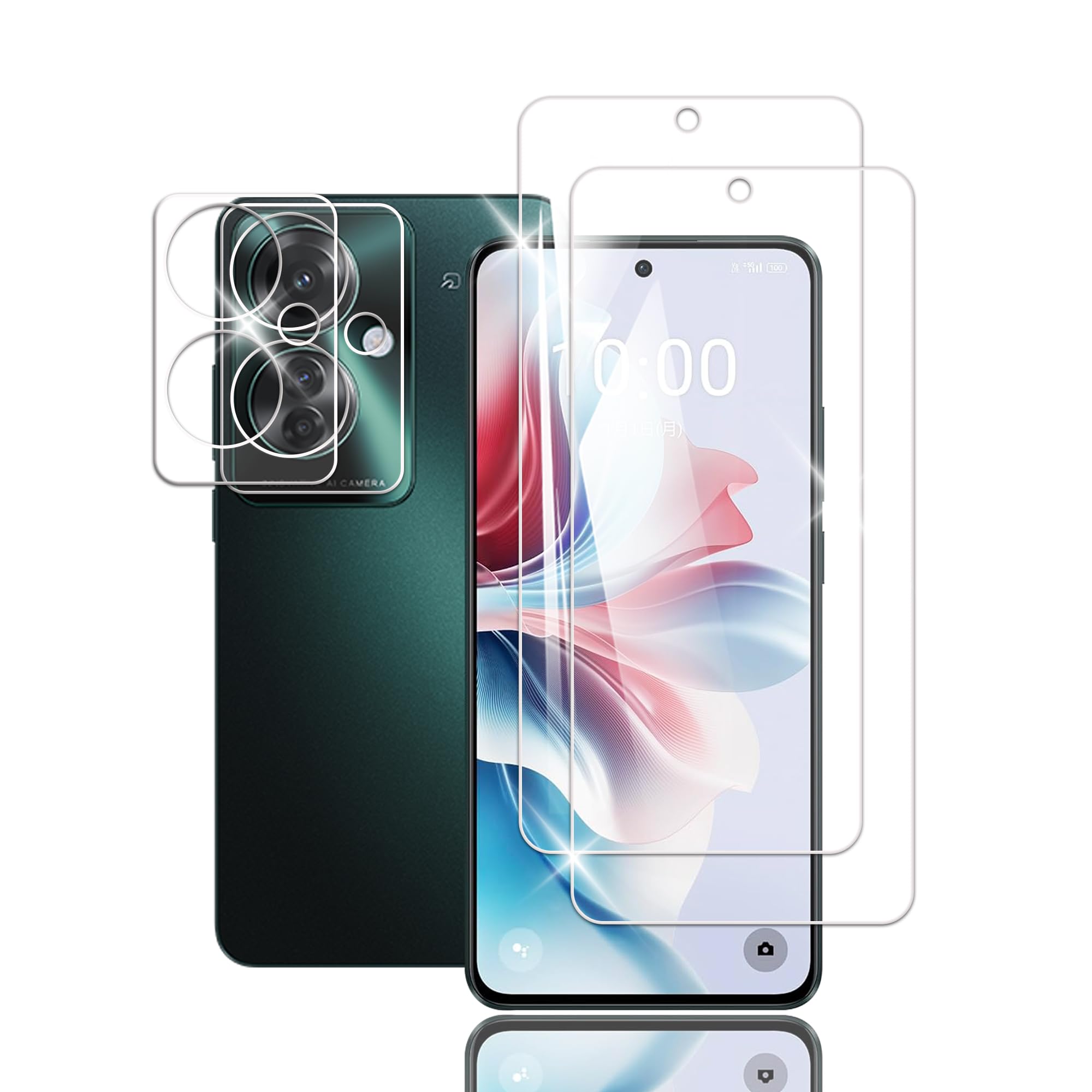 Amazon.co.jp: Briacicell【2+2枚セット】For OPPO Reno11 A 用の
