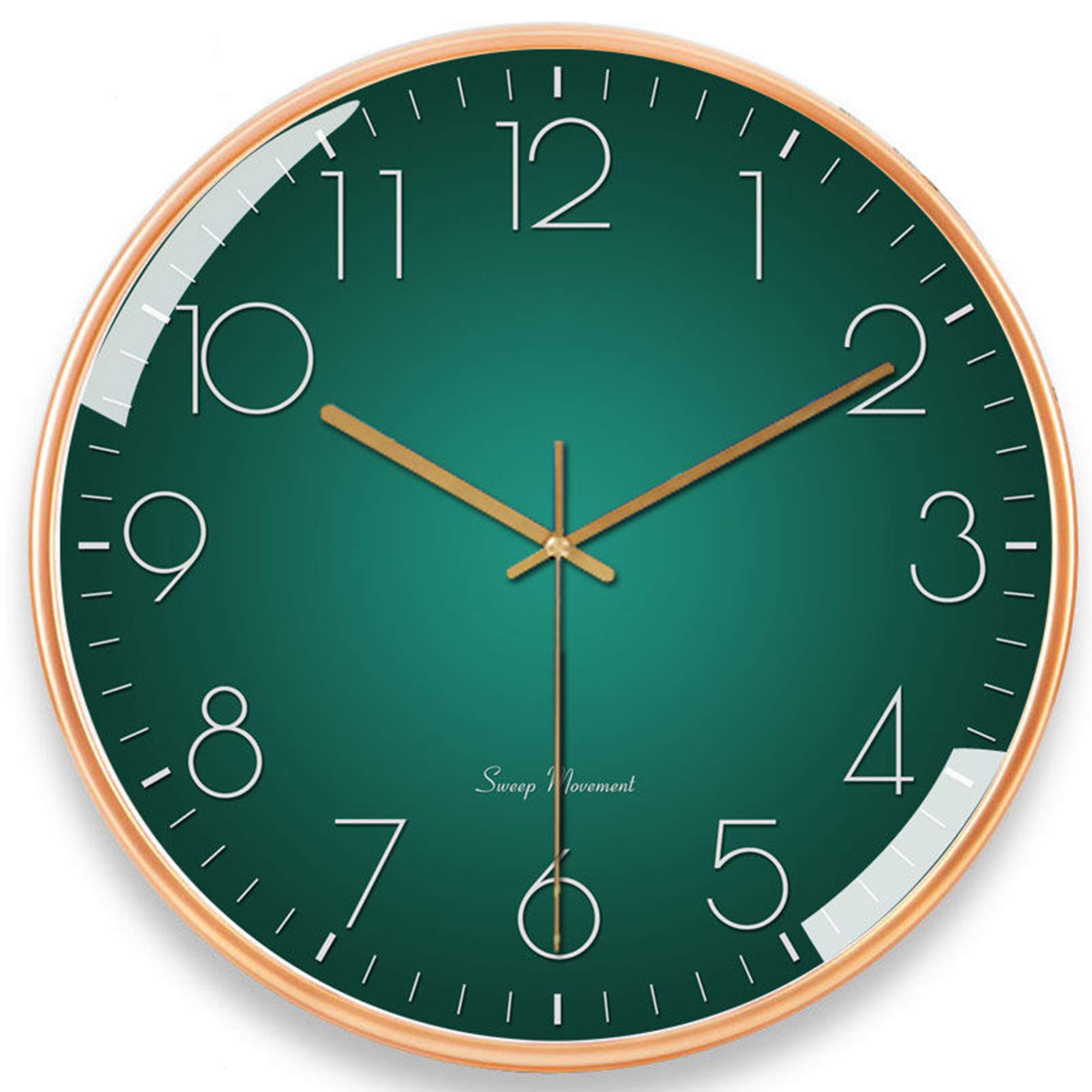 Horloge murale silencieuse ZJ moderne et tendance couleur A