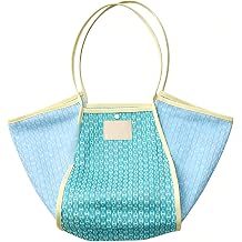 Breathable Polyester Mesh Tote Bag - Gradient Beach & Shopping Shoulder Bag for Women Stylish Gradient Everyday Shoulder Bag