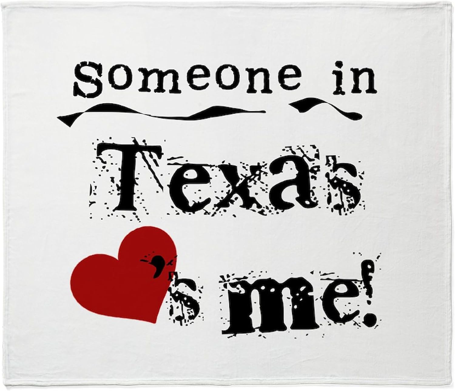 CafePress Someone in Texas Throw Blanket Super Soft Fleece Plush Throw Blanket, 60"x50"
