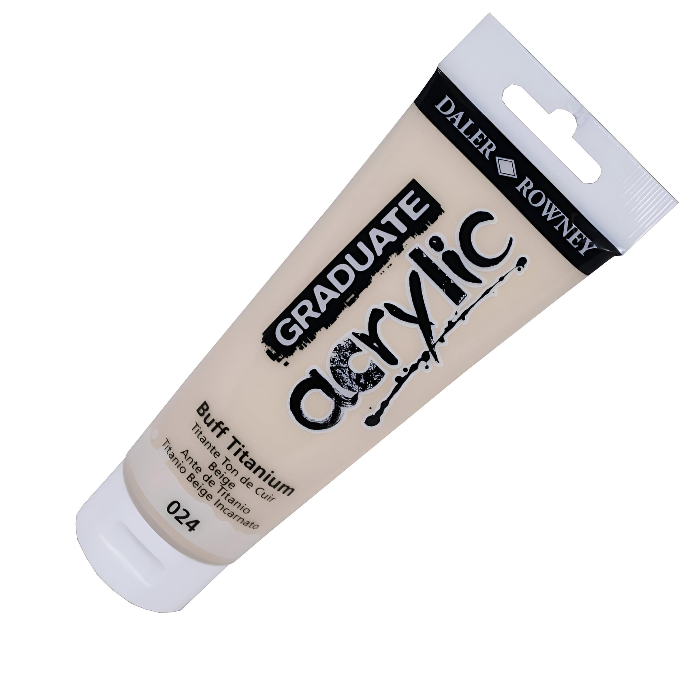 Daler-Rowney Graduate Acrylic Paint, Plastic Tube, 4oz - 120 ml, Buff Titanium