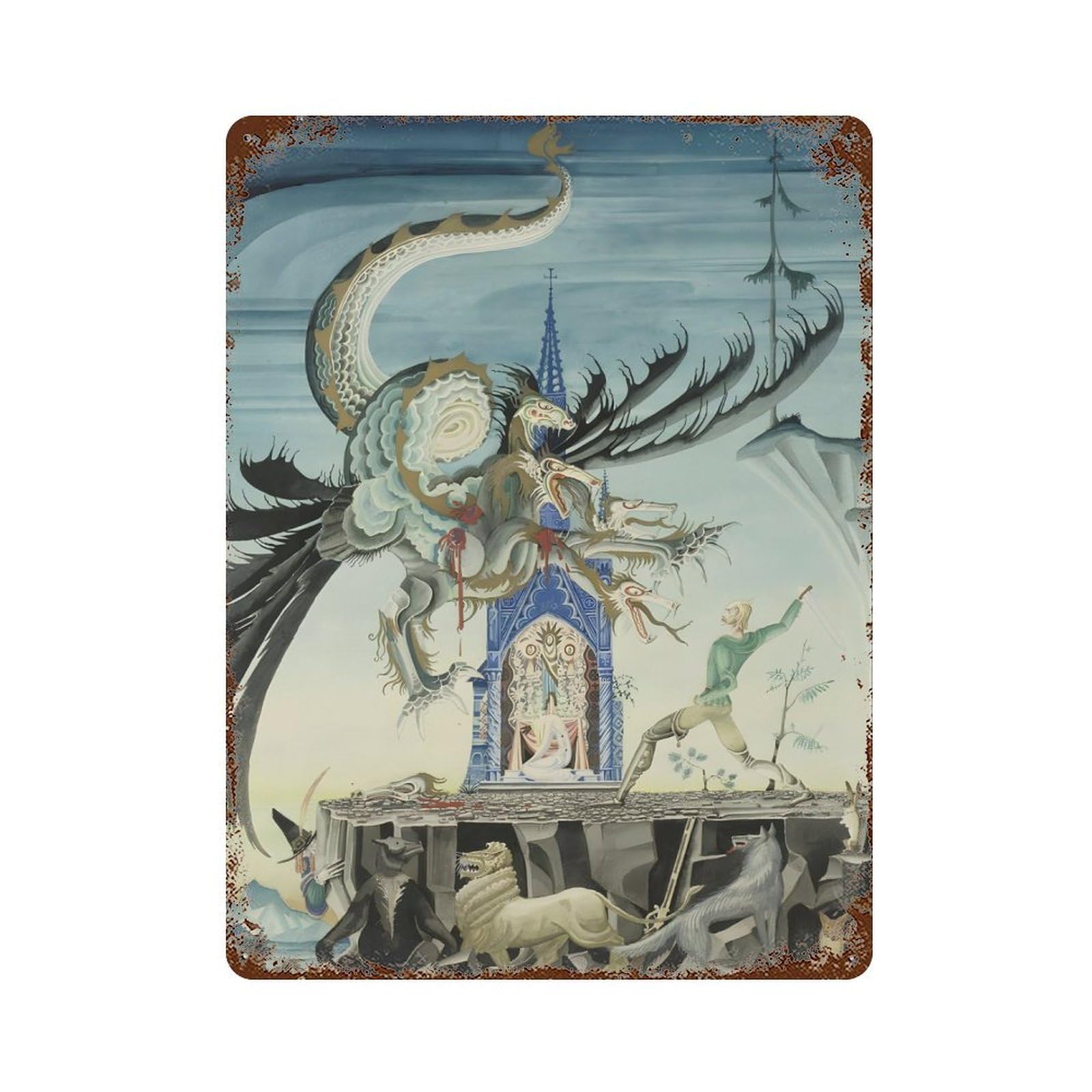 xiaoxiaoshen Artist Nielsen Kay (26) Wall Decor Art Metal Tin Poster Modern Home Decor Art Home Bar Shop Decorations Vintage Sign 40x30cm